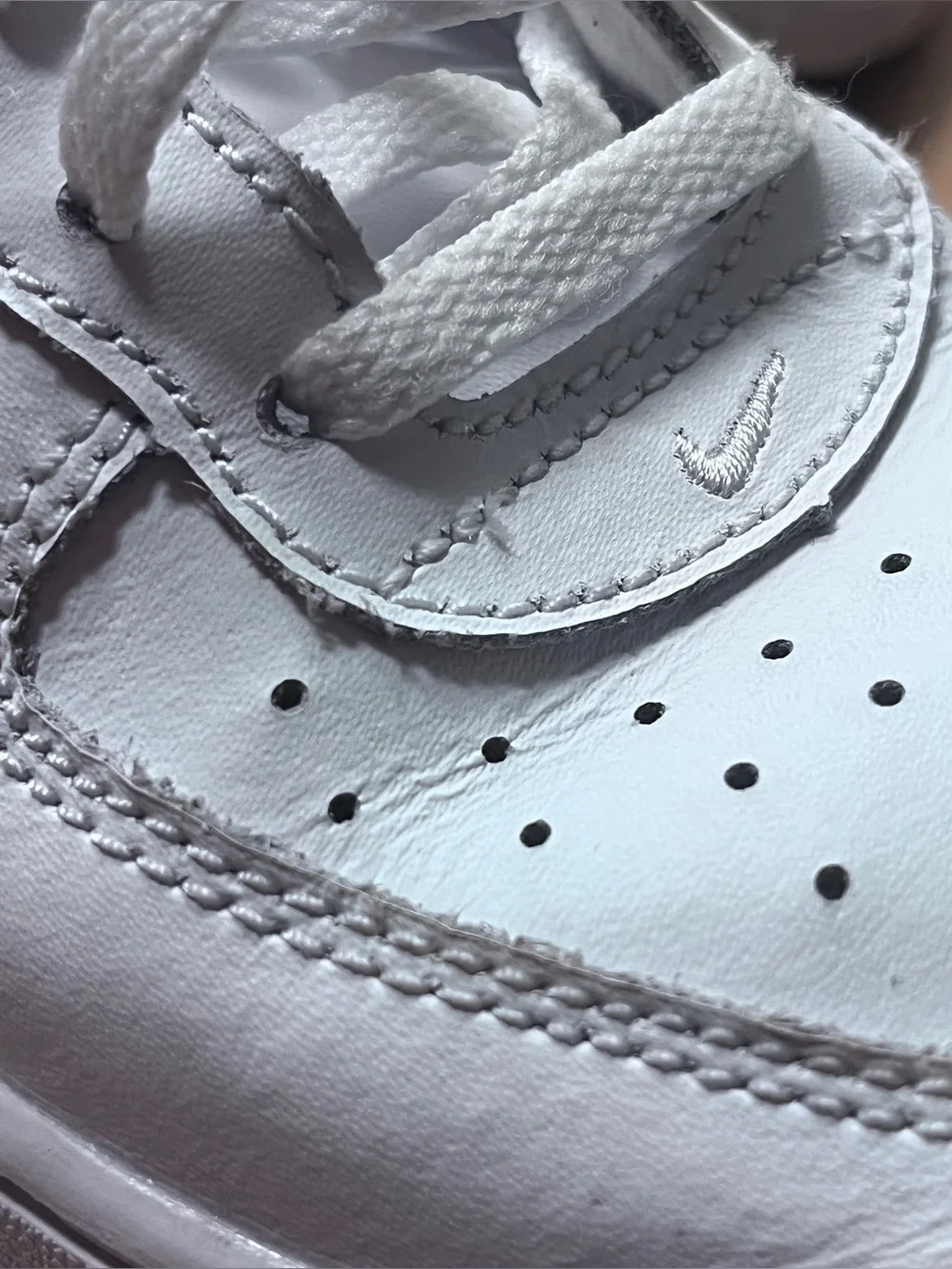 Nike Air Force 1 Low White Youth Shoes Size 2Y - 314193-117